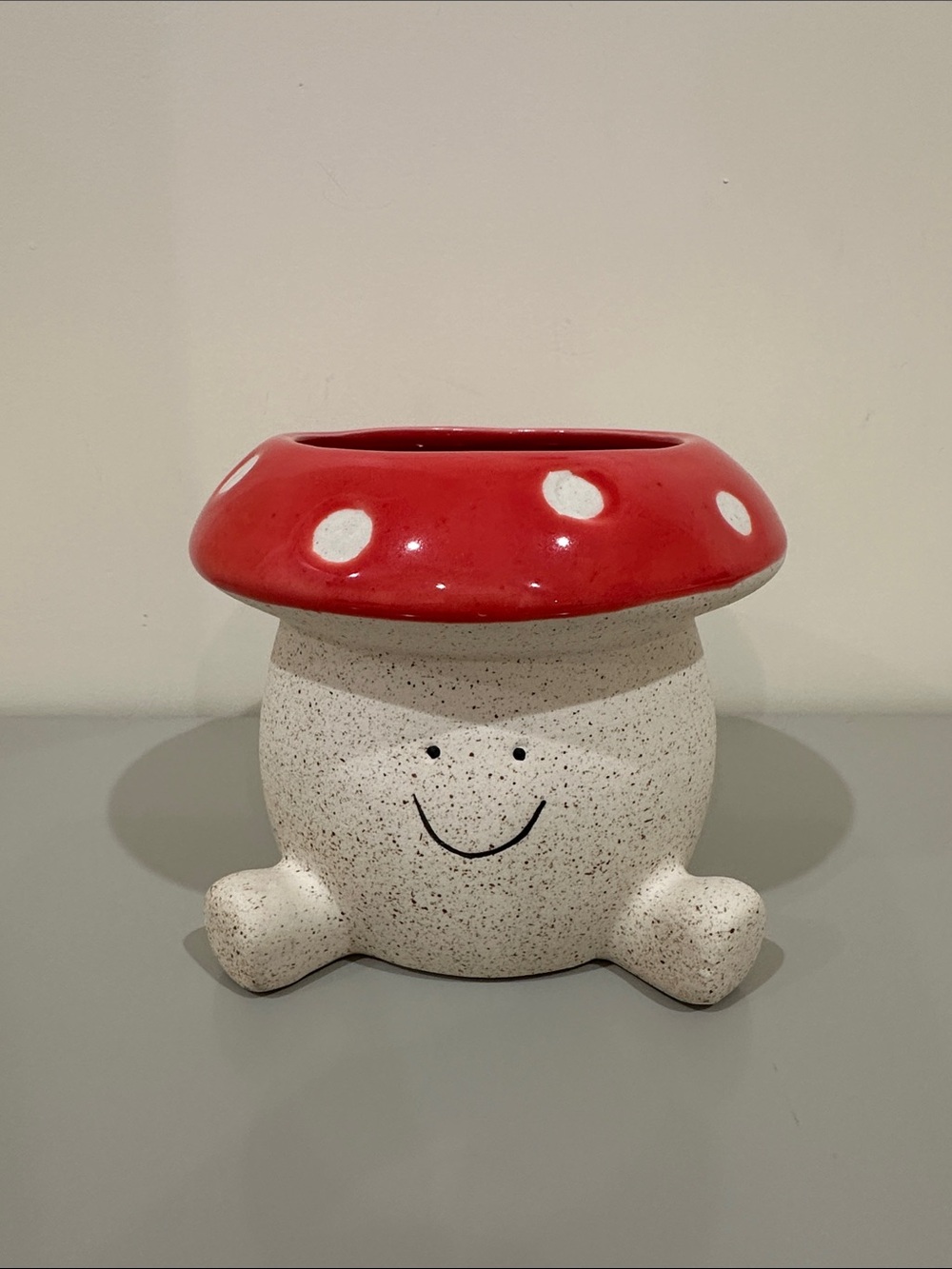 Belavi Ceramic Mushroom Planter